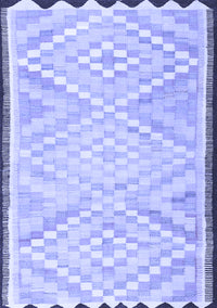 Southwestern Blue Country Rug, tr1280blu