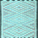 Square Machine Washable Southwestern Light Blue Country Rug, wshtr1280lblu