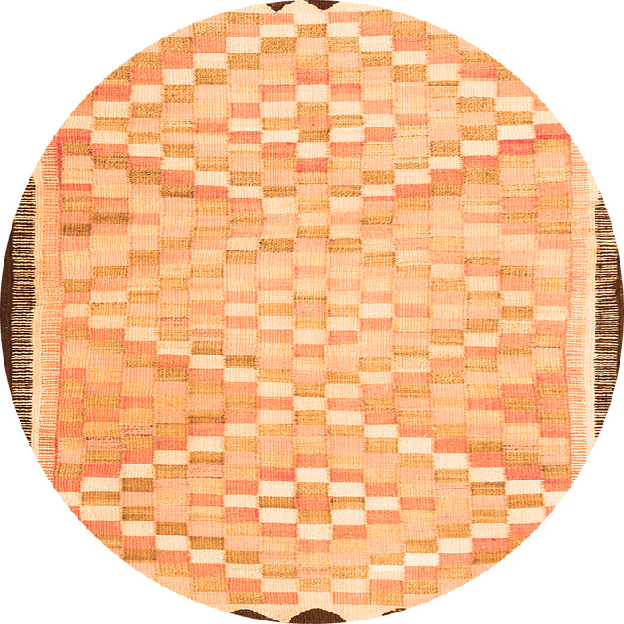 Machine Washable Southwestern Orange Country Area Rugs, wshtr1280org