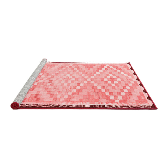 Country Red Washable Rugs