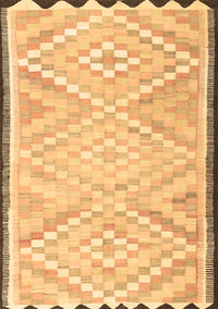 Southwestern Brown Country Rug, tr1280brn