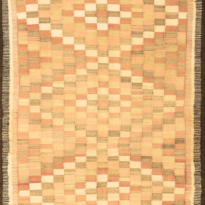 Machine Washable Southwestern Brown Country Rug, wshtr1280brn