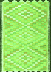 Southwestern Green Country Rug, tr1280grn