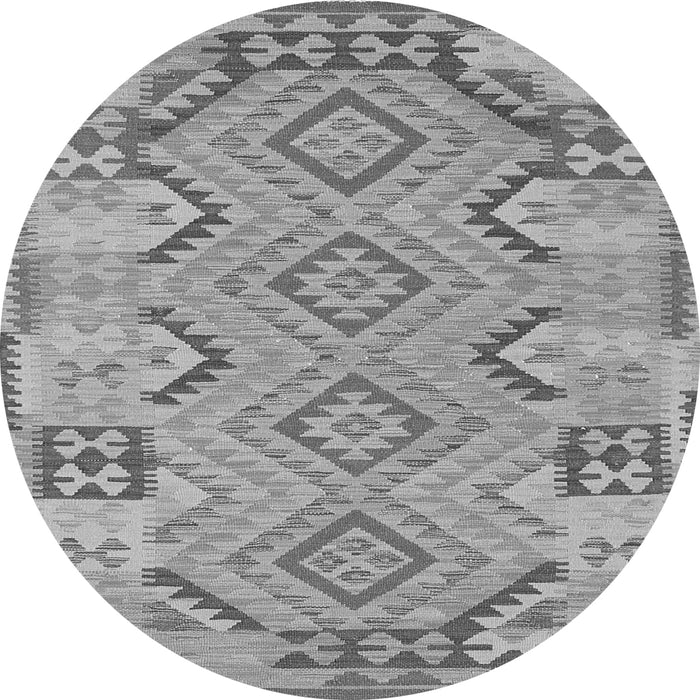 Square Persian Gray Traditional Rug, tr1281gry