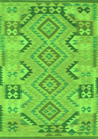 Persian Green Traditional Rug, tr1281grn