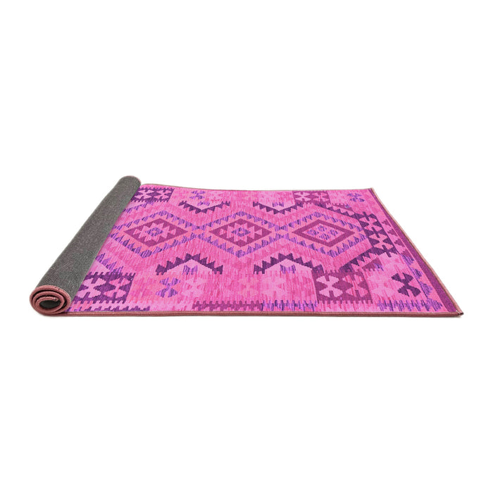 Sideview of Persian Pink Traditional Rug, tr1281pnk
