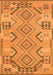 Persian Orange Traditional Rug, tr1281org