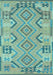 Machine Washable Persian Light Blue Traditional Rug, wshtr1281lblu