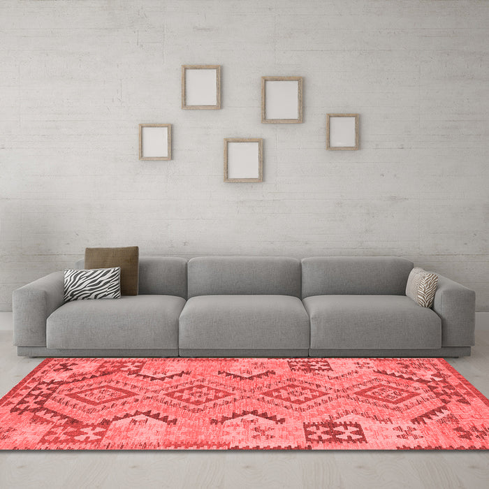 Traditional Red Washable Rugs