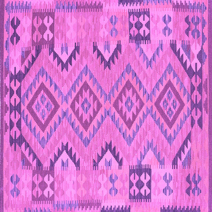 Square Machine Washable Persian Purple Traditional Area Rugs, wshtr1281pur
