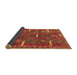 Sideview of Southwestern Brown Country Rug, tr1282brn