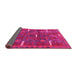 Sideview of Southwestern Pink Country Rug, tr1282pnk