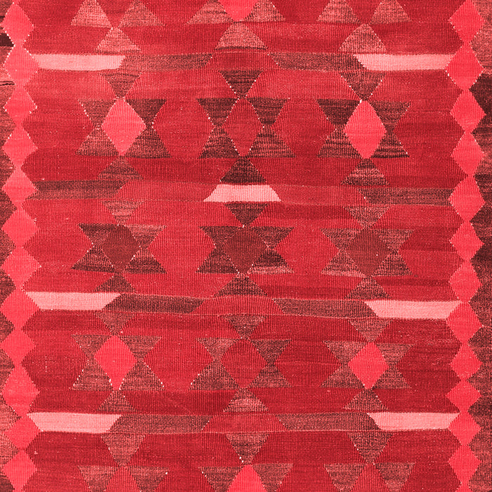 Machine Washable Southwestern Red Country Rug, wshtr1282red