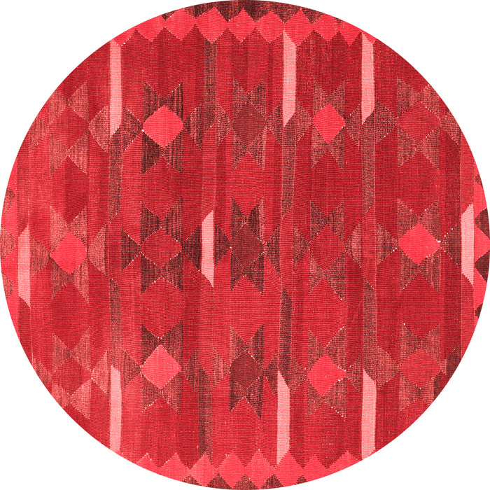 Machine Washable Southwestern Red Country Rug, wshtr1282red