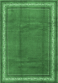 Persian Emerald Green Traditional Rug, tr1283emgrn