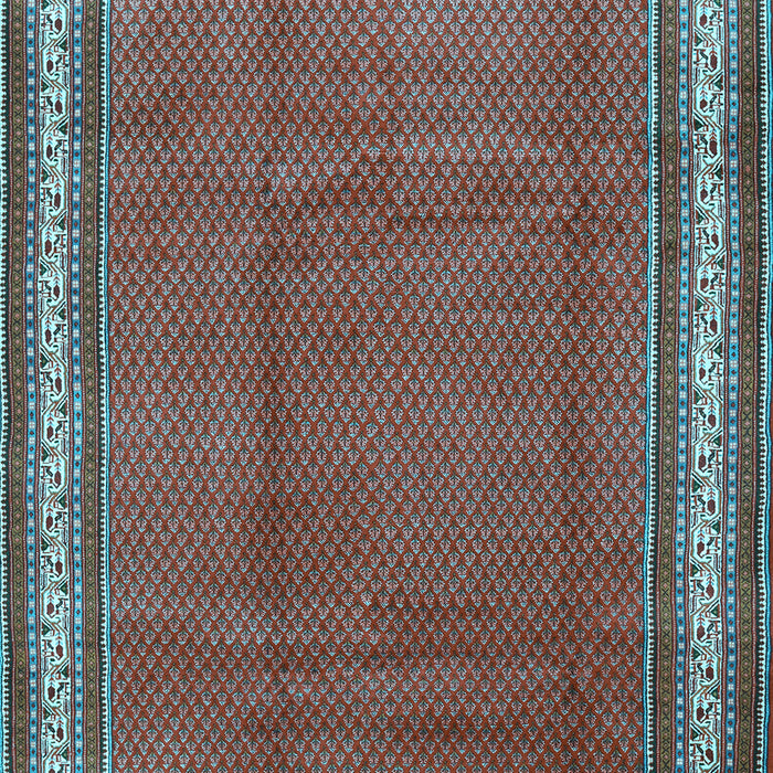 Machine Washable Persian Light Blue Traditional Rug, wshtr1283lblu