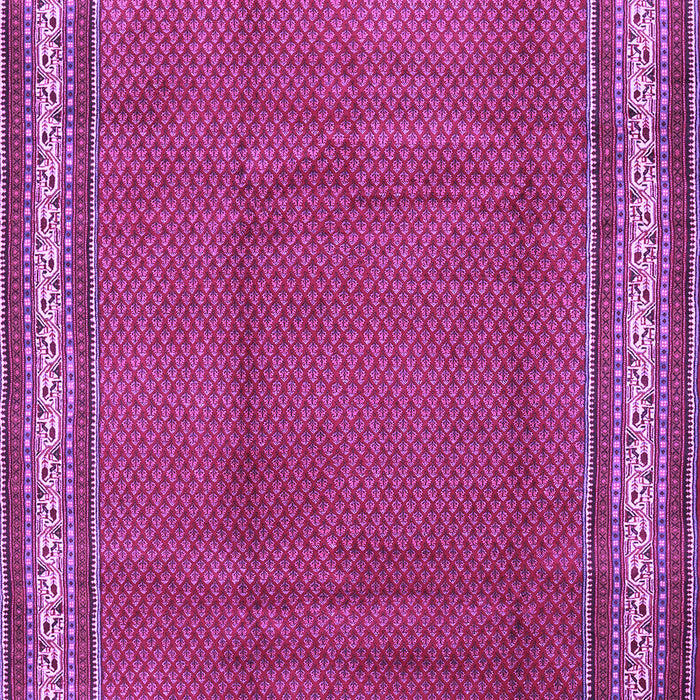 Machine Washable Persian Purple Traditional Area Rugs, wshtr1283pur