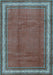 Persian Light Blue Traditional Rug, tr1283lblu