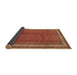 Sideview of Persian Brown Traditional Rug, tr1283brn