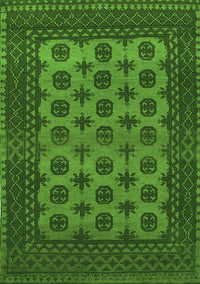 Southwestern Green Country Rug, tr1284grn