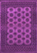 Machine Washable Southwestern Purple Country Area Rugs, wshtr1284pur