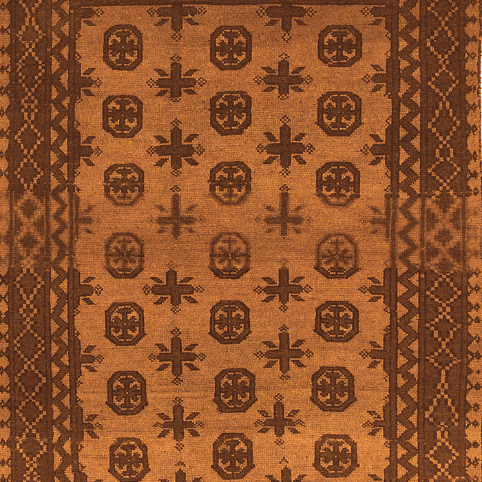 Southwestern Orange Country Rug, tr1284org