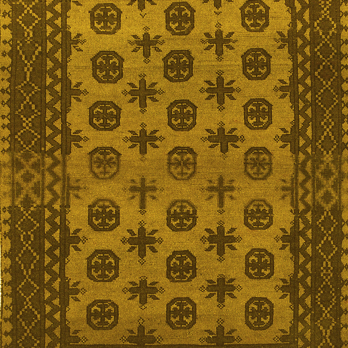 Southwestern Yellow Country Rug, tr1284yw