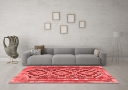 Country Red Washable Rugs