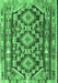 Southwestern Emerald Green Country Rug, tr1285emgrn