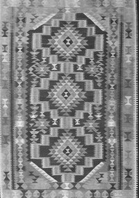 Southwestern Gray Country Rug, tr1285gry