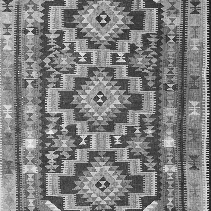 Southwestern Gray Country Rug, tr1285gry