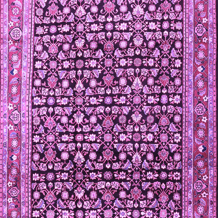 Machine Washable Persian Purple Traditional Area Rugs, wshtr1286pur
