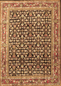 Persian Brown Traditional Rug, tr1286brn