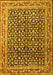 Persian Yellow Traditional Rug, tr1286yw