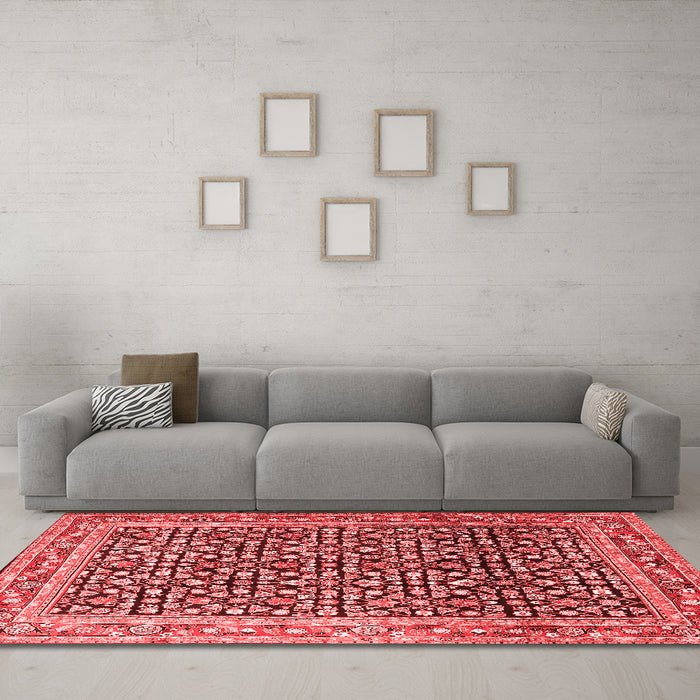 Traditional Red Washable Rugs