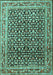 Persian Turquoise Traditional Rug, tr1286turq