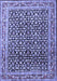 Machine Washable Persian Blue Traditional Rug, wshtr1286blu