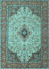 Persian Light Blue Traditional Rug, tr1287lblu