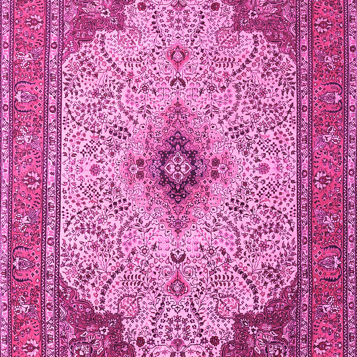 Machine Washable Persian Pink Traditional Rug, wshtr1287pnk