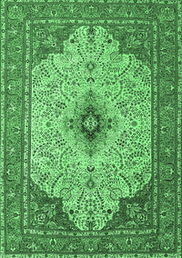 Persian Emerald Green Traditional Rug, tr1287emgrn