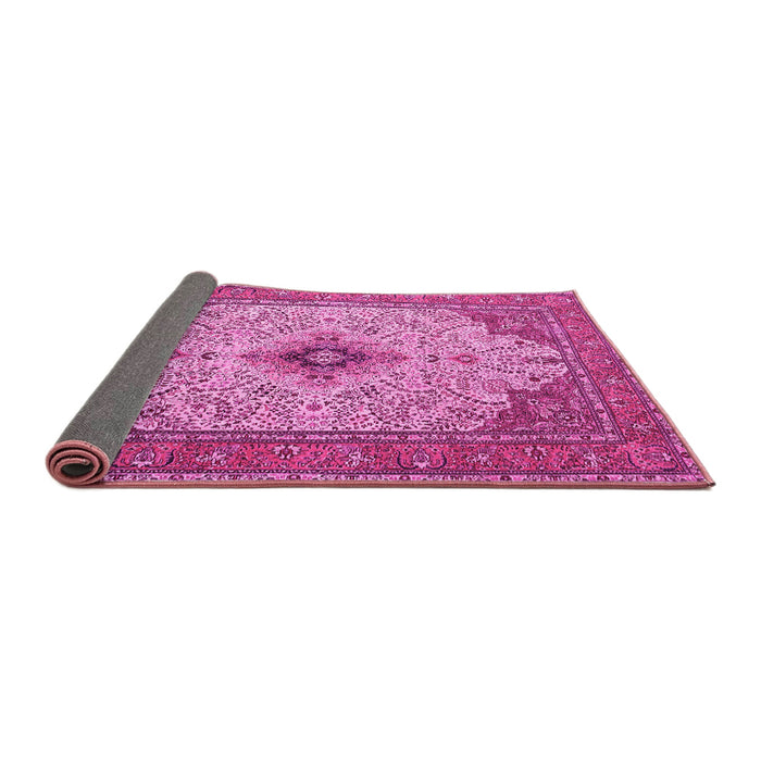 Sideview of Persian Pink Traditional Rug, tr1287pnk