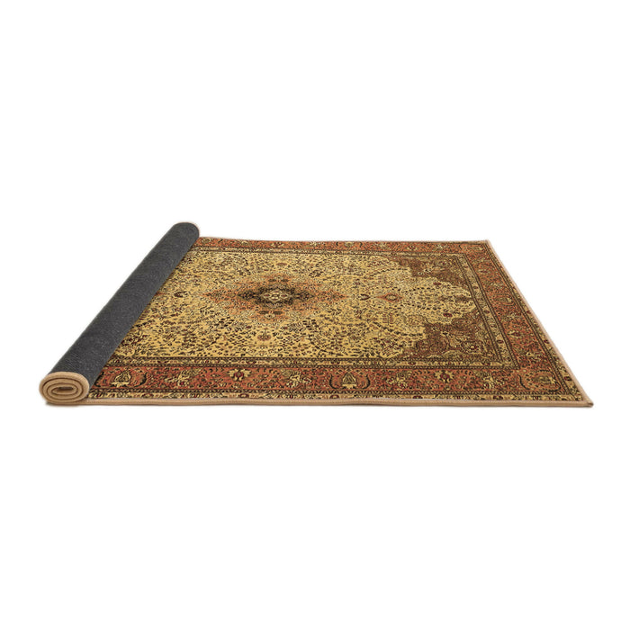 Sideview of Persian Brown Traditional Rug, tr1287brn