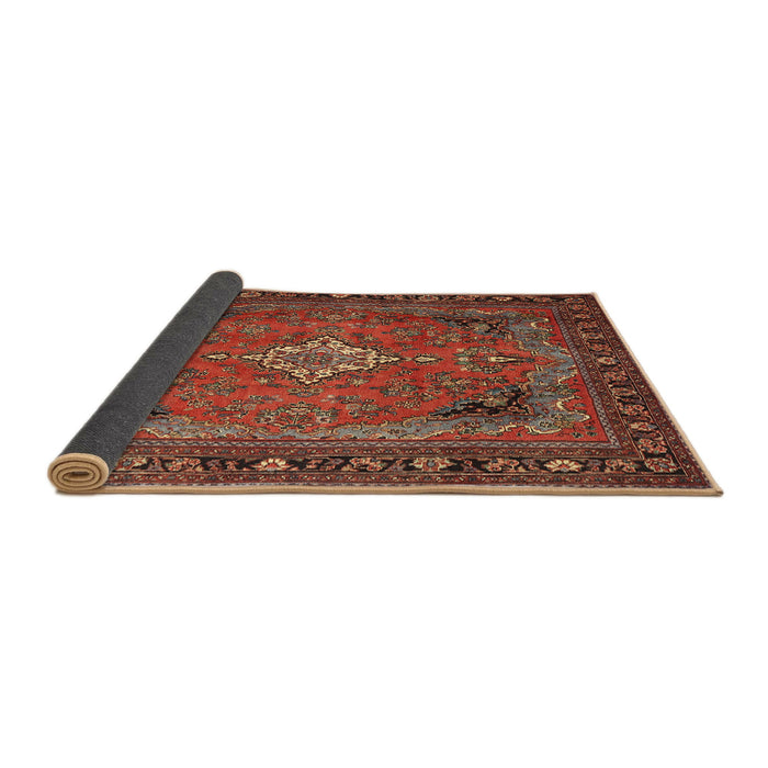 Sideview of Traditional Red Persian Rug, tr1288