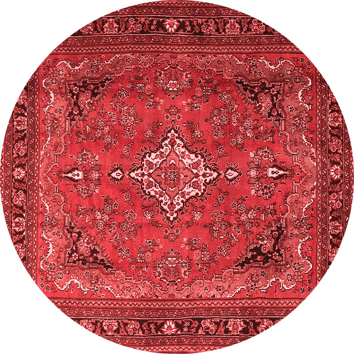 Machine Washable Persian Red Traditional Rug, wshtr1288red