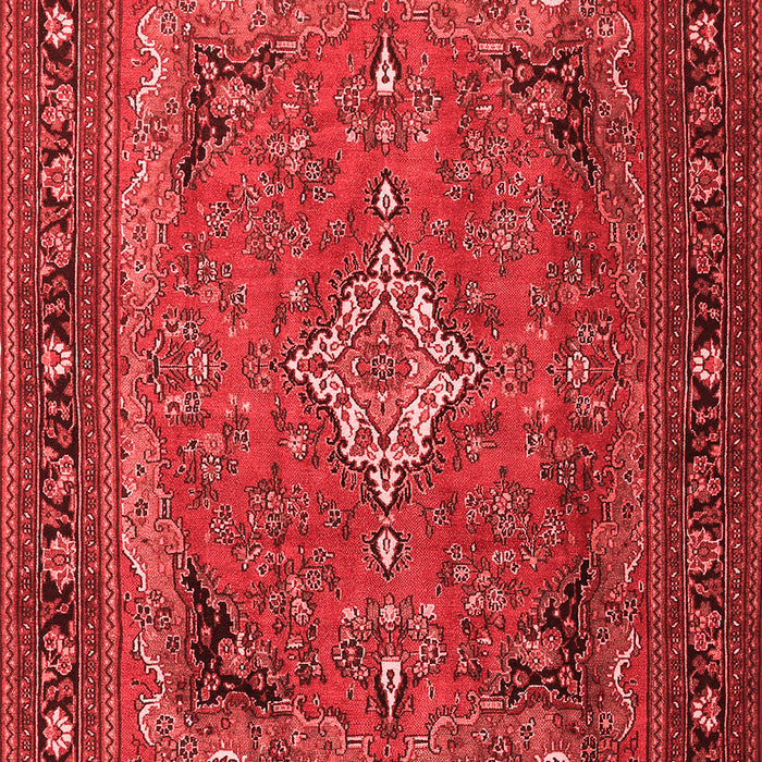 Machine Washable Persian Red Traditional Rug, wshtr1288red