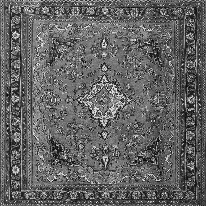 Serging Thickness of Persian Gray Traditional Rug, tr1288gry