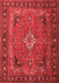 Persian Red Traditional Area Rugs