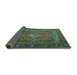 Sideview of Persian Turquoise Traditional Rug, tr1288turq