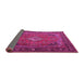 Sideview of Persian Pink Traditional Rug, tr1288pnk