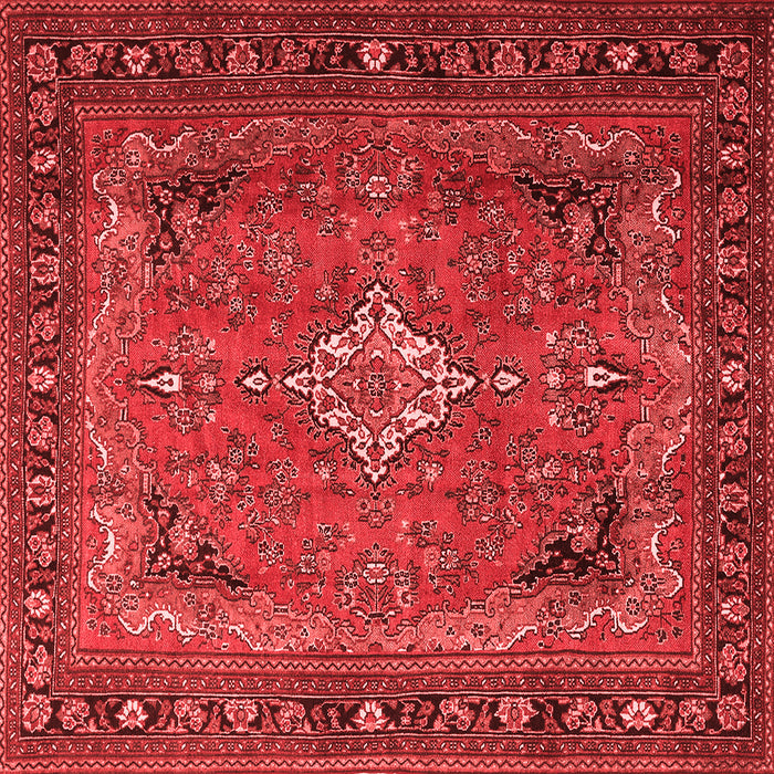 Machine Washable Persian Red Traditional Rug, wshtr1288red